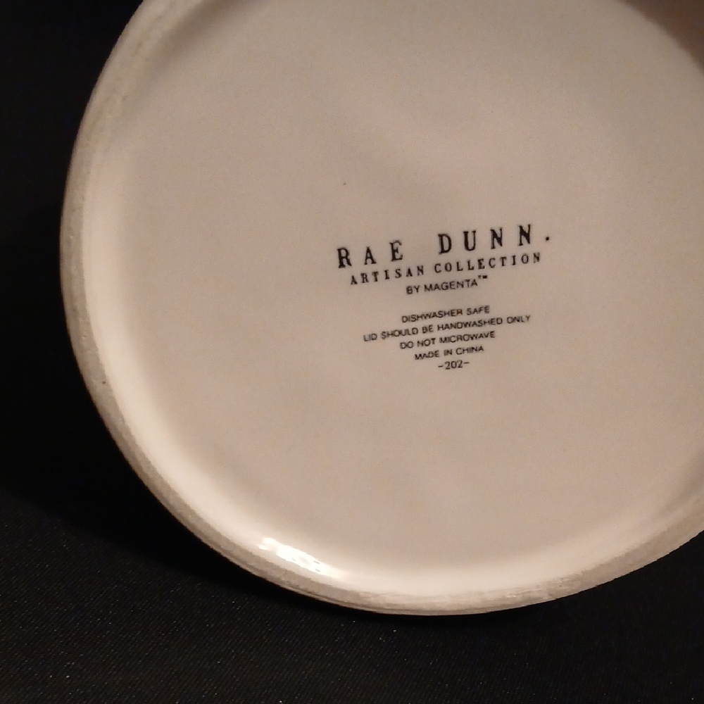 Rae Dunn Cream Ceramic Coffee Canister NWT - Picture 2 of 6